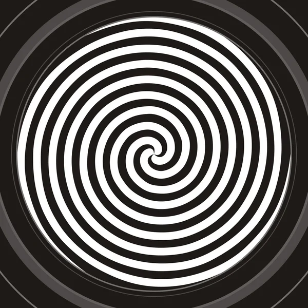 Hypnotic spiral — Stock Vector