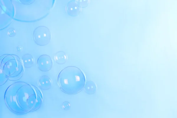 Blue bubbles — Stock Photo, Image