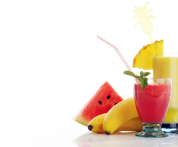 Red and yellow juice — Stock Photo, Image