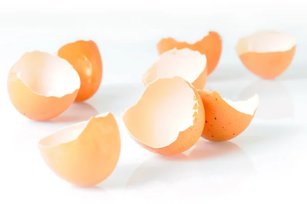 Zerbrochene Eier — Stockfoto