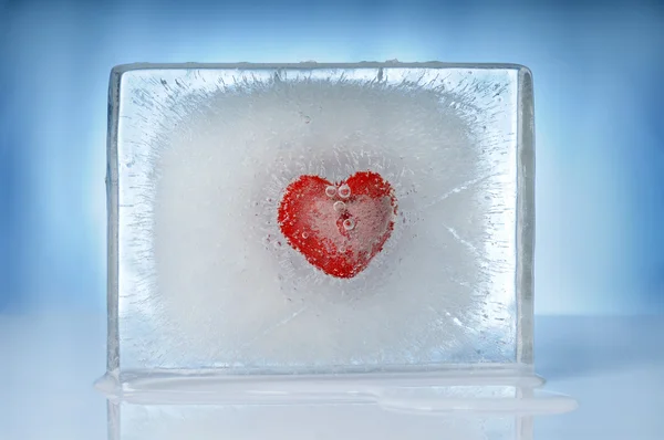Corazón congelado — Foto de Stock