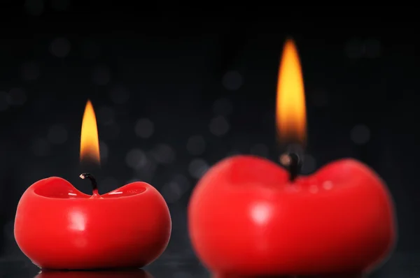 Zwei Kerzen — Stockfoto