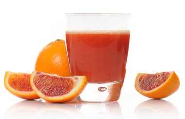 Juice of blood oranges clipart