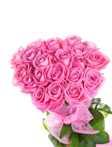 분홍빛 장미 꽃다발 — 스톡 사진
