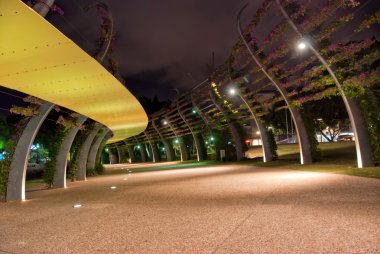 Brisbane City - Southbank At Night - Queensland - Australia clipart