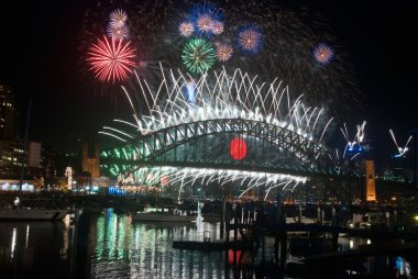 Sydney Harbour New Year's Eve Nye havai fişek