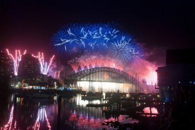 Sydney Harbour New Year's Eve Nye havai fişek