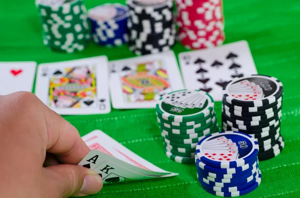 stock image Texas Hold 'Em Big Hand