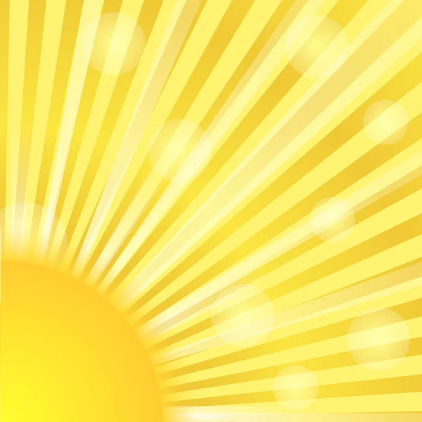 Coup de soleil — Image vectorielle