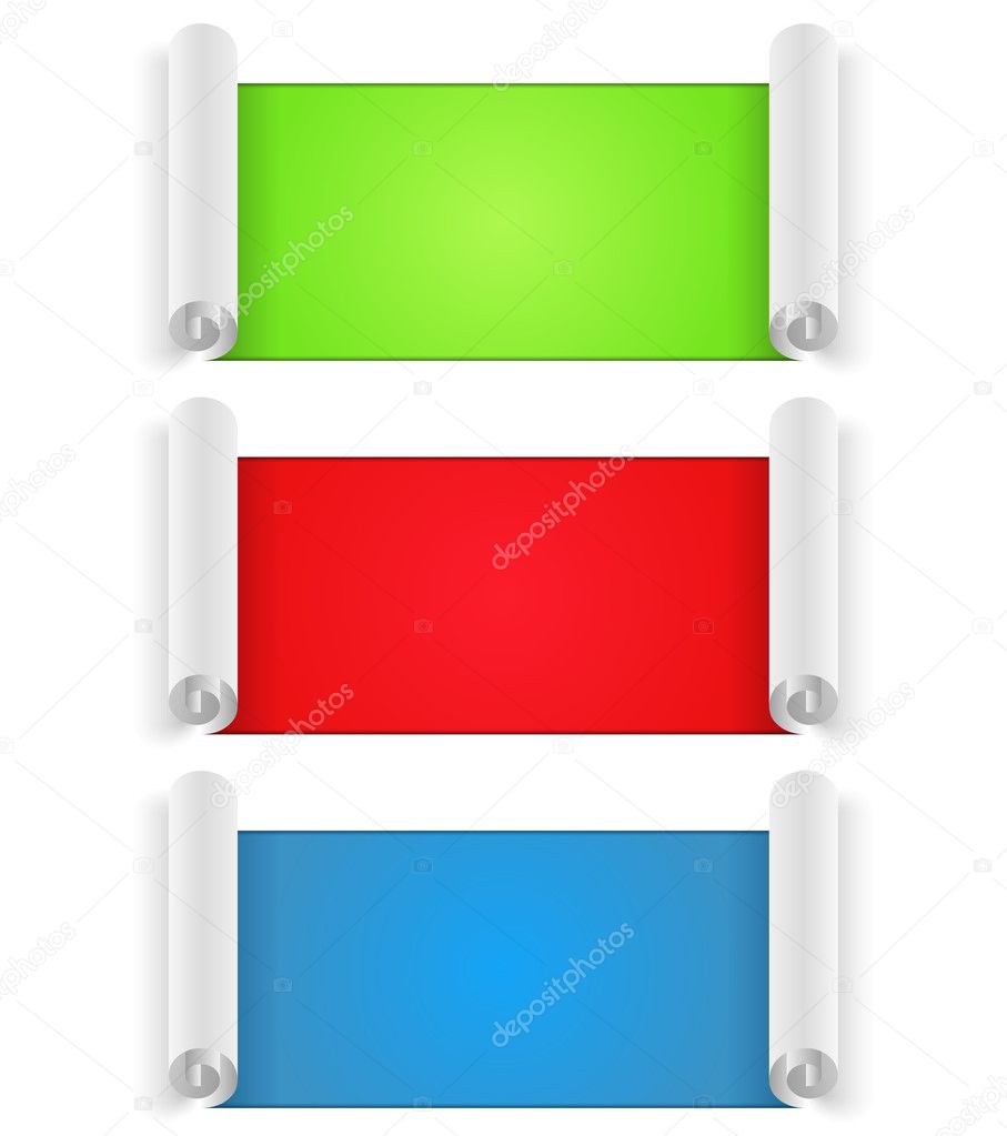Blank Paper Banners