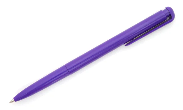 紫色钢笔 — 图库照片