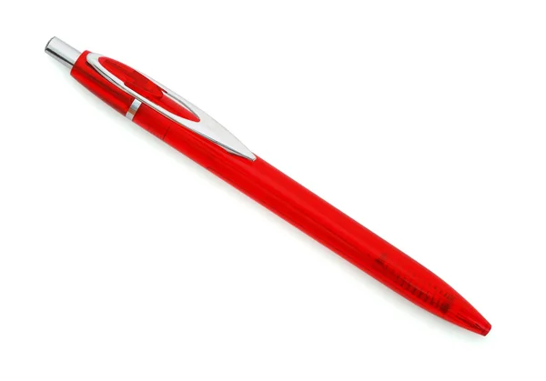 Червоною ручкою — стокове фото
