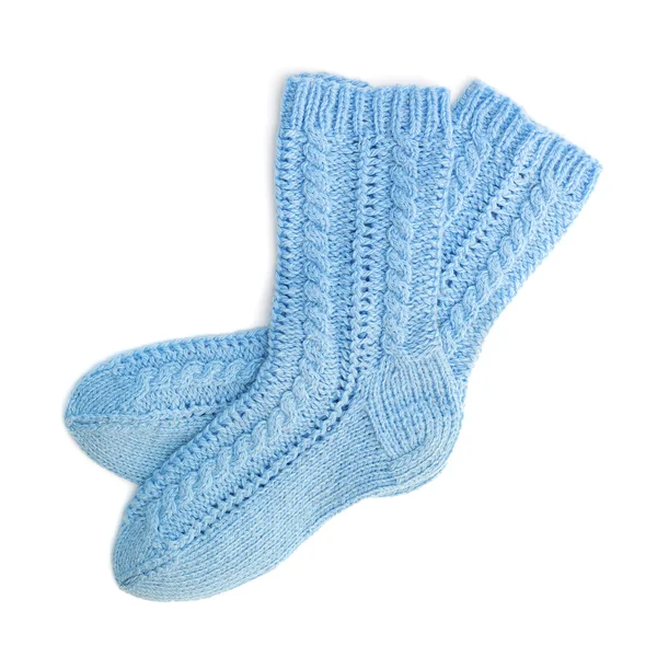 Blauwe sokken — Stockfoto