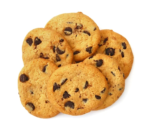 Cookies with chocolate — Stock Photo, Image