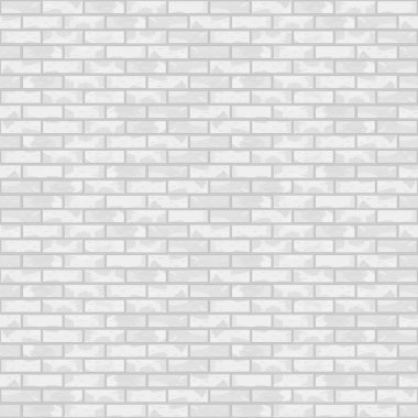 Seamless white brick wall clipart