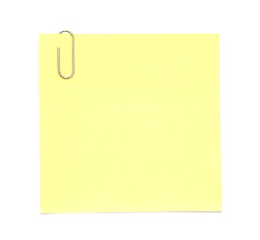 Sarı kağıt Not