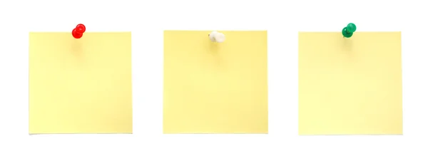 Yellow sticky notes — Stock Photo, Image