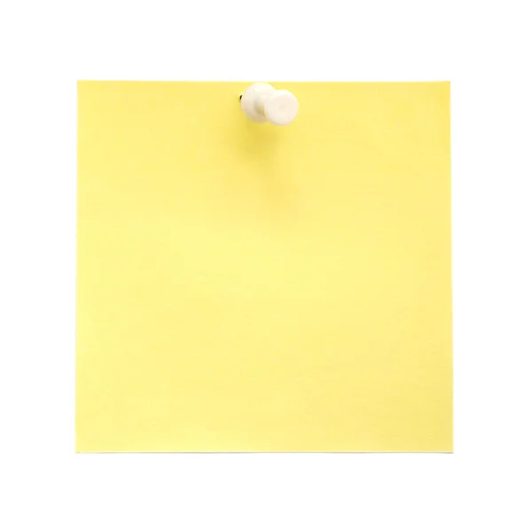 黄色いポストイット メモ — ストック写真