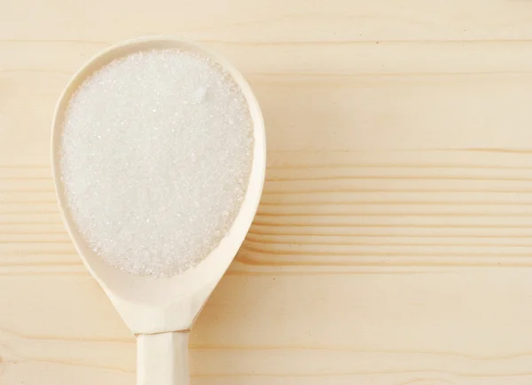 Sugar in the spoon — Stock Photo, Image
