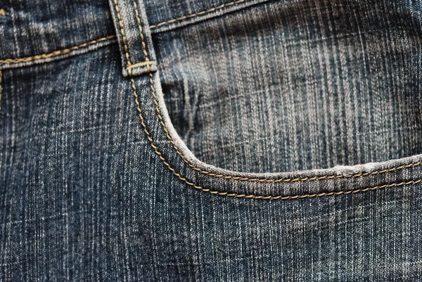 Stary kieszeni jeansów — Zdjęcie stockowe