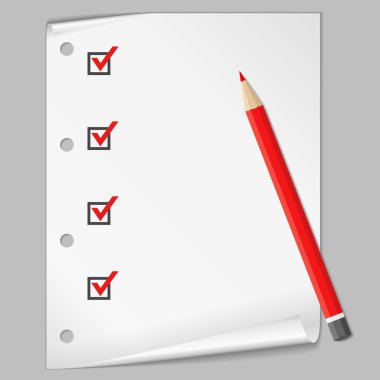 Check list clipart