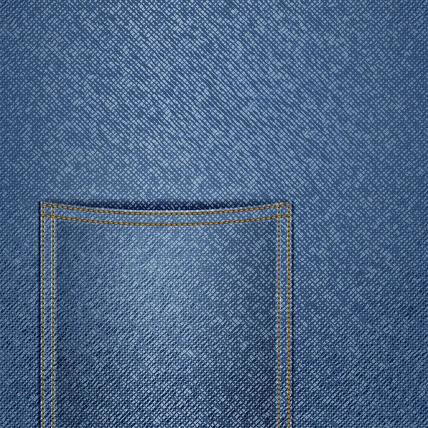 Tasca jeans — Vettoriale Stock