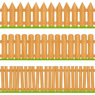 Wooden Fences clipart