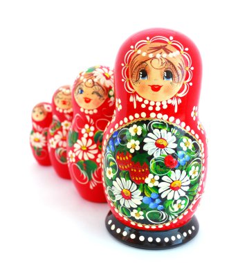 Russian Nesting Dolls clipart