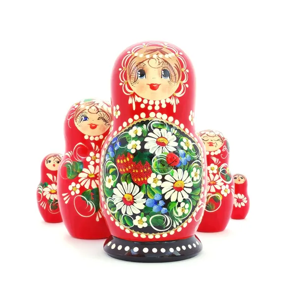 Bonecas de nidificação russas — Fotografia de Stock