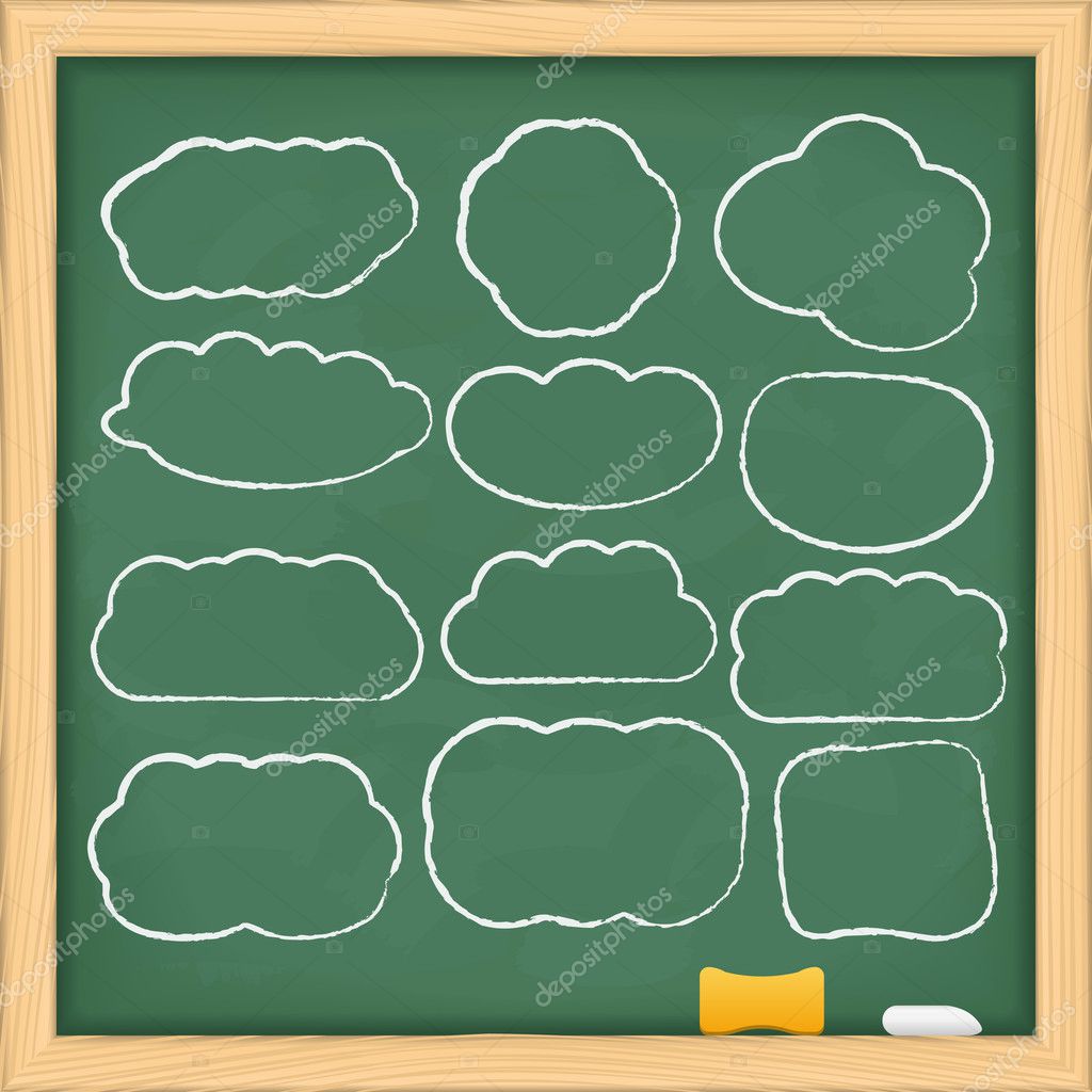 Ручные облака Stock Vector by ©human_306 8779270