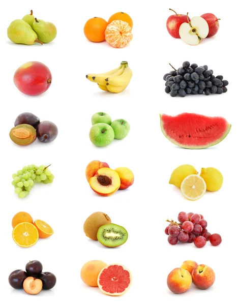 과일 콜라주 — 스톡 사진