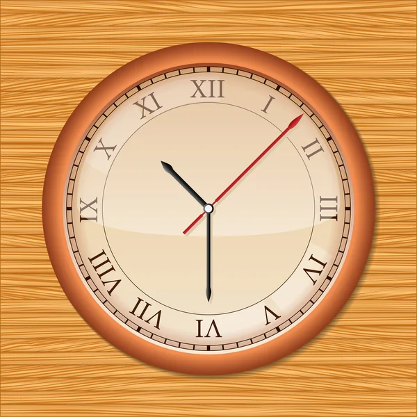 Wall clock — Stock Vector