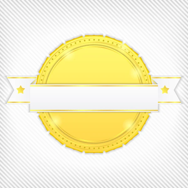 Bannière d'or vectorielle — Image vectorielle