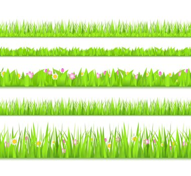 Seamless green grass clipart