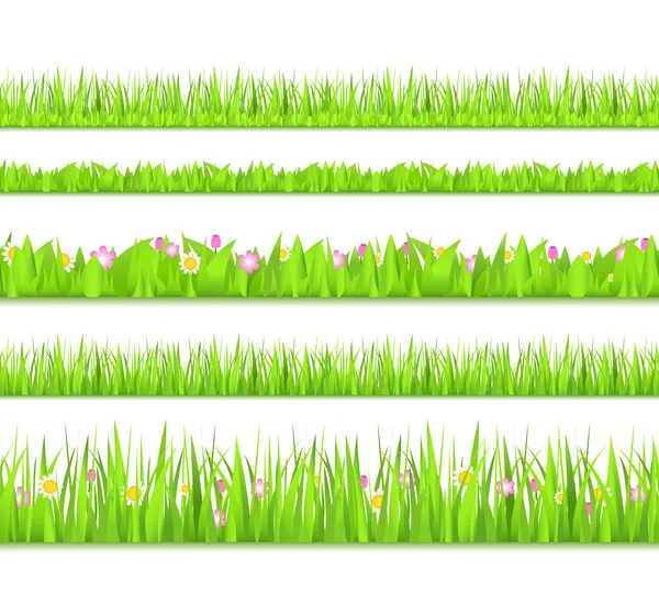 Seamless green grass — Stock Vector