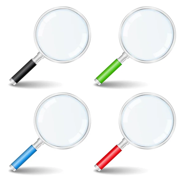 Magnifying Glasses — Stock Vector