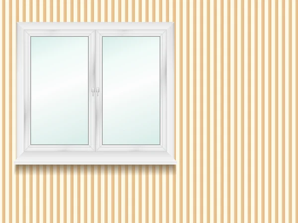 Fenêtre dans la chambre — Image vectorielle