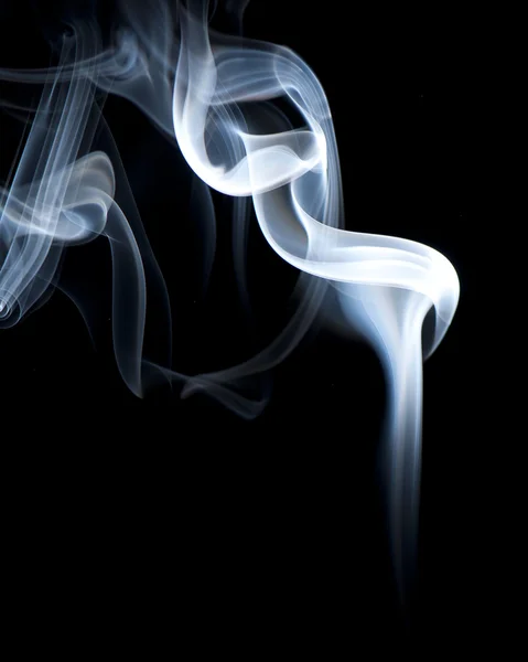 Blue and white smoke — Stock Photo, Image