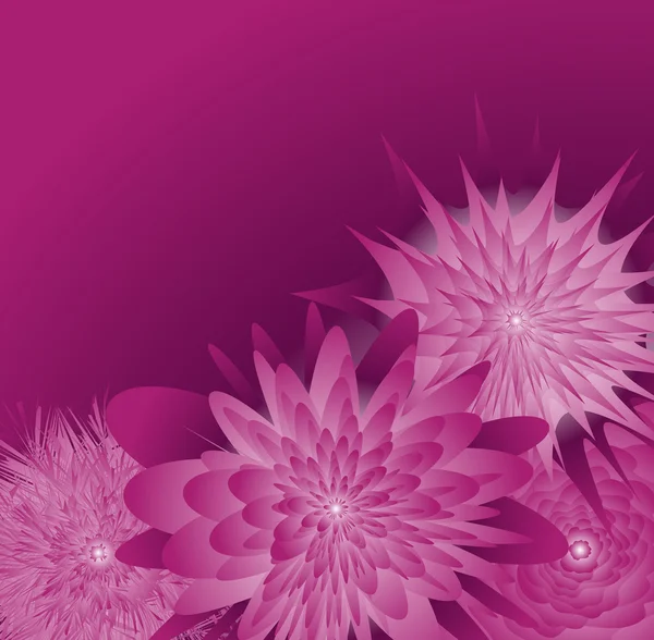 花の花の背景ベクトル — ストックベクタ