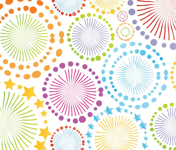 stock vector Colorful retro circle texture vector background