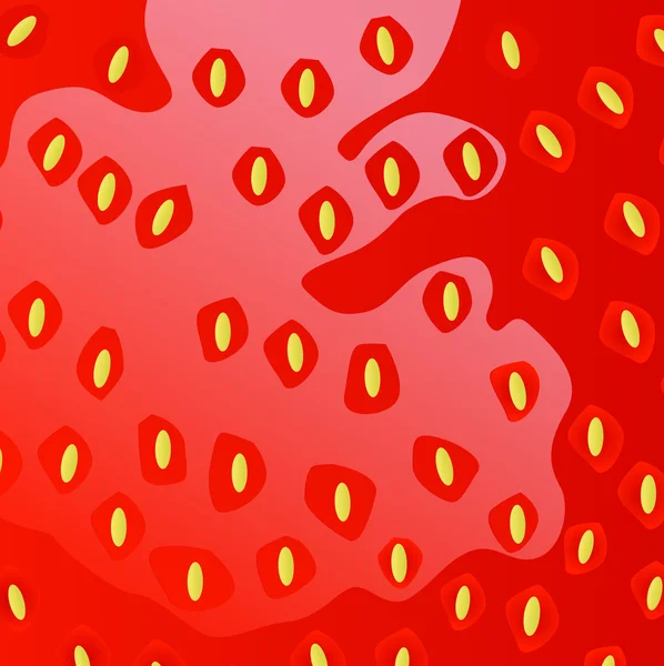 Όμορφη και γλυκιά φράουλα ήλιο έκρηξη διάνυσμα — Διανυσματικό Αρχείο
