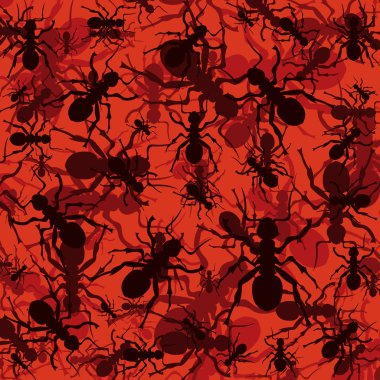 Karıncalar ortamı renkli resimde arka plan
