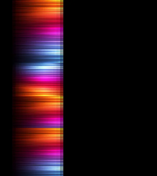 Neon abstract lines design on dark background vector — Stock Vector