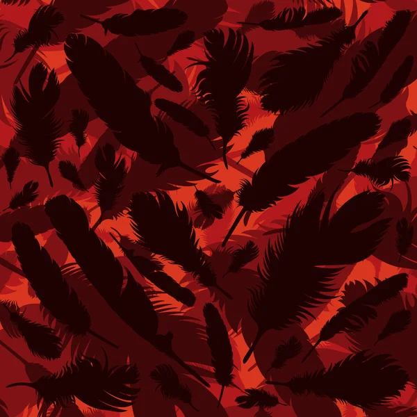 Bird feathers background illustration vector — Stock Vector