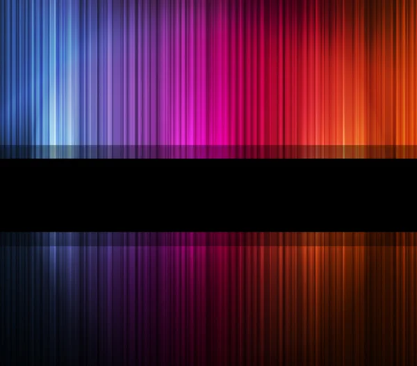 Conception de lignes abstraites au néon sur fond sombre vecteur pour affiche — Image vectorielle