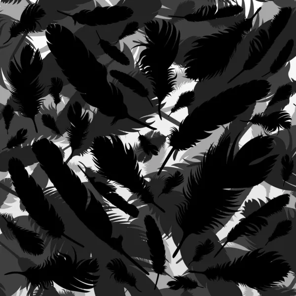 Uccello piume sfondo illustrazione vettore — Vettoriale Stock
