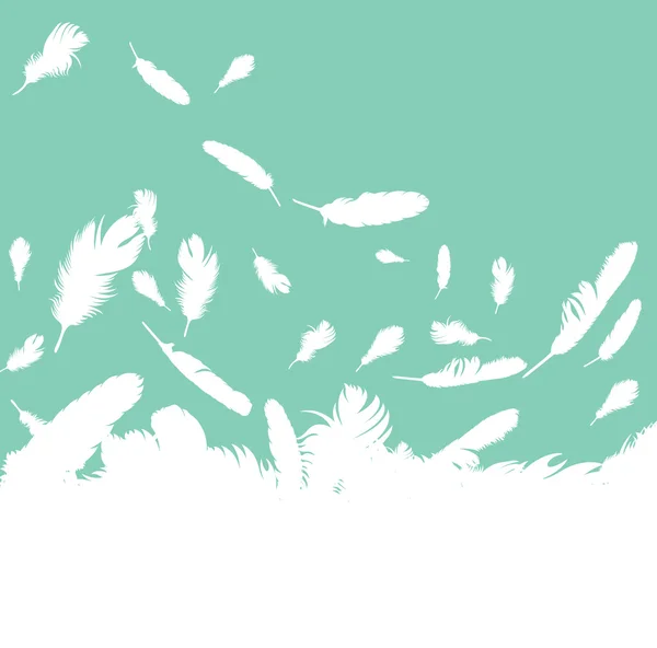 Plumas de aves fondo ilustración vector Ilustraciones de stock libres de derechos