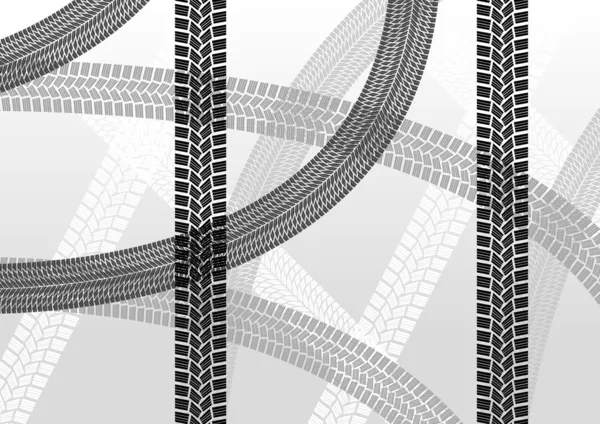 Colorido neumático impresiones patrón fondo ilustración vector — Vector de stock