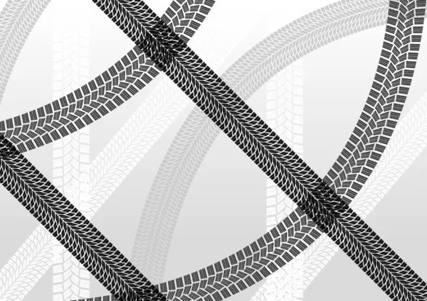 Färgglada däck skriver mönster bakgrund illustration vektor — Stock vektor