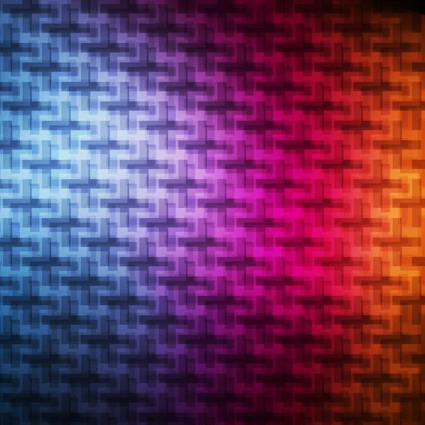 Neon abstract swirl lines design on dark background vector — Stock Vector
